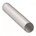 Tube PVC D 125 pour CETD Long 1 M