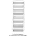 Kadrane Spa EC, Blanc RAL 9016, 694W, H 1507 mm/ L 550 mm, robinet blanc
