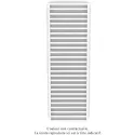 Kadrane EC, Blanc RAL 9016, 966W, H 1835 mm/ L 600 mm, robinet blanc
