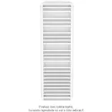 Kadrane Spa EC, Blanc RAL 9016, 851W, H 1827 mm/ L 550 mm, robinet blanc