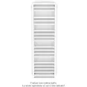 Kadrane Spa EC, Blanc RAL 9016, 588W, H 1507 mm/ L 450 mm, robinet blanc