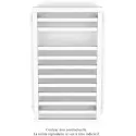 Kadrane Spa EC, Blanc RAL 9016, 332W, H 803 mm/ L 450 mm, robinet blanc