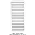 Kadrane Spa EC, Blanc RAL 9016, 580W, H 1251 mm/ L 550 mm, robinet blanc