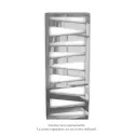 Kazeane EC, Finition Chromée, 327W, H 1266 mm / L 500 mm, robinet chromé