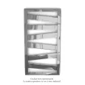 Kazeane EC, Finition Chromée, 261W, H 965 mm / L 500 mm, robinet chromé