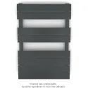 Régate EC, couleur, 377W, H 741 mm / L 500 mm