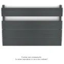 Régate EC, couleur, 656W, H 666 mm / L 1000 mm