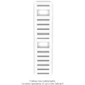 Karena Spa EC, robinetterie, Blanc RAL 9016, 654W, H 1750 mm / L 400 mm