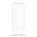 Altima EC V face lisse, blanc RAL 9016 1872W, H2013 mm / L749 mm