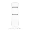Nuage EC, Blanc RAL 9016, 869W, H 1800 mm / L 590 mm, robinet blanc