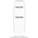 Nuage EC, Blanc RAL 9016, 605W, H 1500 mm / L 490 mm, robinet blanc