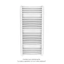 Palma Spa EC cintré, racc.centré, Blanc RAL 9016, 736W, H 1466 mm / L 496 mm