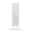 Cala Symétrique EC racc.centré, couleur Pure White, 973W, H1761mm / L496mm