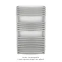 Kéva Spa EC cintré, White Aluminium 9006, 462W, H 860 mm / L 500 mm