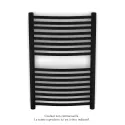 Palma Spa EC cintré, couleur 9005, 393W, H 746 mm / L 496 mm