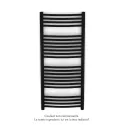 Palma Spa EC cintré, racc.centré, couleur 9005, 736W, H 1466 mm / L 496 mm