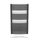 Kéva Spa EC cintré, Anthracite Grey 7016, 462W, H 860 mm / L 500 mm
