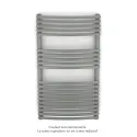 Kéva Spa EC cintré, Grey Aluminium 9007, 462W, H 860 mm / L 500 mm