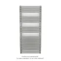Cala Symétrique EC racc.centré, couleur Inox Look, 612W, H1161mm / L496mm
