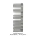 Cala Asymétrique EC droite, couleur Inox Look, 672W, H 1441 mm / L 496 mm