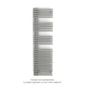 Cala Asymétrique EC gauche, couleur Inox Look, 572W, H 1441 mm / L 396 mm