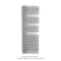 Cala Asymétrique EC gauche, couleur White Aluminium, 547W, H 1161 mm / L 496 mm