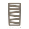 Kazeane EC, couleur 0267, 398W, H 965 mm / L 500 mm, robinet couleur