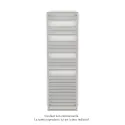 Kadrane Spa EC, Telegrey 4, 851W, H 1827 mm / L 550 mm, robinet couleur