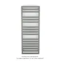 Kadrane Spa EC, Grey Aluminium, 493W, H 1251 mm / L 450 mm, robinet couleur