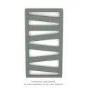Kazeane EC, couleur 7231, 398W, H 965 mm / L 500 mm, robinet couleur