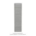 Kadrane EC, couleur Inox Look, 830W, H 1835 mm / L 500 mm robinet couleur
