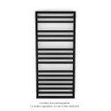 Kadrane Spa EC, Traffic Black, 580W, H 1251 mm / L 550 mm, robinet couleur