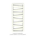Kazeane EC, couleur 9001, 509W, H 1266 mm / L 500 mm, robinet couleur