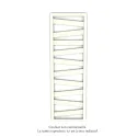 Kazeane EC, couleur 9001, 621W, H 1567 mm / L 500 mm, robinet couleur