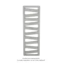 Kazeane EC, couleur 9006, 621W, H 1567 mm / L 500 mm, robinet couleur
