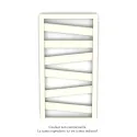 Kazeane EC, couleur 9001, 398W, H 965 mm / L 500 mm, robinet couleur