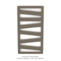 Kazeane EC, couleur 1235, 398W, H 965 mm / L 500 mm, robinet couleur