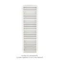 Kadrane Spa EC, Edelweiss m., 588W, H 1507 mm / L 450 mm, robinet couleur