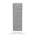 Kadrane EC, couleur Titane, 644W, H 1403 mm / L 500 mm robinet couleur