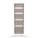 Kadrane Spa EC, Terracotta Faded, 588W, H 1507 mm / L 450 mm, robinet couleur
