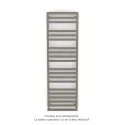 Kadrane Spa EC, Concrete Grey, 588W, H 1507 mm / L 450 mm, robinet couleur