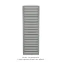 Kadrane EC, couleur Grey Aluminium, 644W, H 1403 mm / L 500 mm robinet couleur