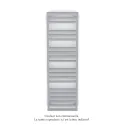 Kadrane Spa EC, Light Jeans, 588W, H 1507 mm / L 450 mm, robinet couleur