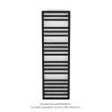 Kadrane Spa EC, Traffic Black, 588W, H 1507 mm / L 450 mm, robinet couleur