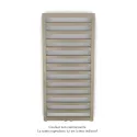 Kadrane EC, couleur Beige Quartz, 380W, H 971 mm / L 400 mm robinet couleur