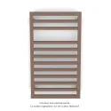 Kadrane Spa EC, Terracotta Faded, 332W, H 803 mm / L 450 mm, robinet couleur