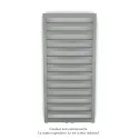 Kadrane EC, couleur Titane, 380W, H 971 mm / L 400 mm robinet couleur