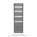 Kadrane Spa EC, Anthracite Grey, 851W, H 1827 mm / L 550 mm, robinet couleur