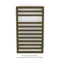 Kadrane Spa EC, Bronze, 332W, H 803 mm / L 450 mm, robinet couleur