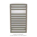 Kadrane Spa EC, Concrete Grey, 332W, H 803 mm / L 450 mm, robinet couleur